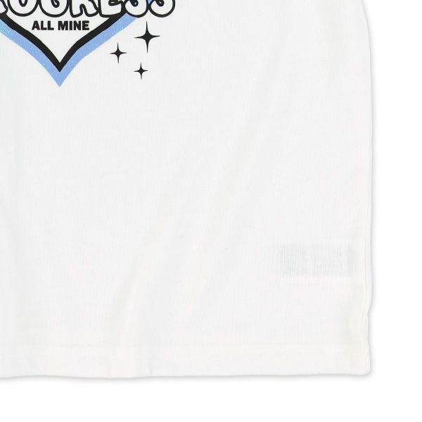 ラインリブメッシュベスト&半袖Tシャツセット