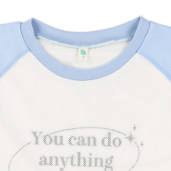 メッシュラグランセット風半袖Tシャツ