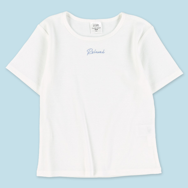 リボンキャミソール&リブ半袖Ｔシャツセット