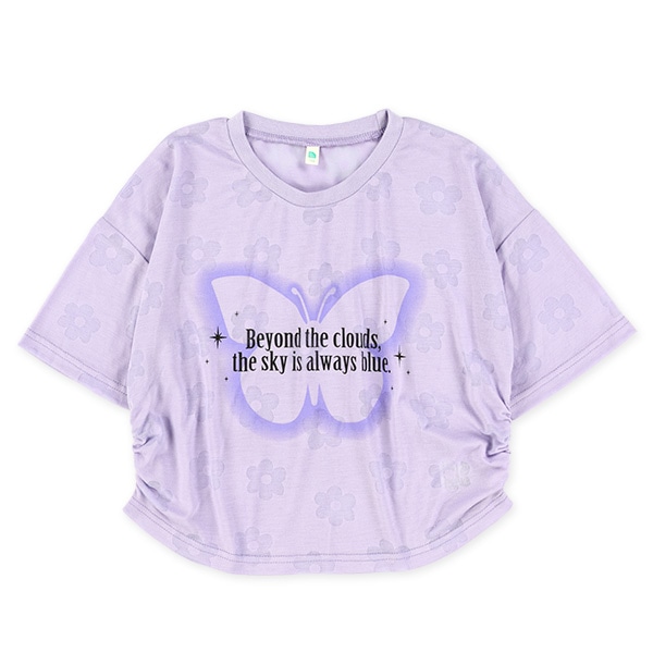 花ロゴ半袖Tシャツ&キャミソールセット