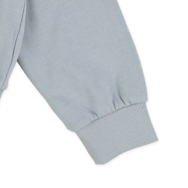 ミニ裏毛配色ハート薄手トレーナー