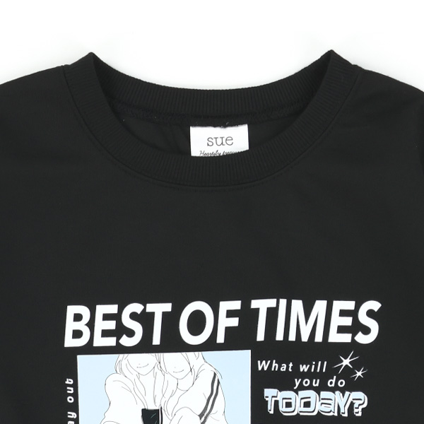 ポンチエモ系イラスト長袖Tシャツ