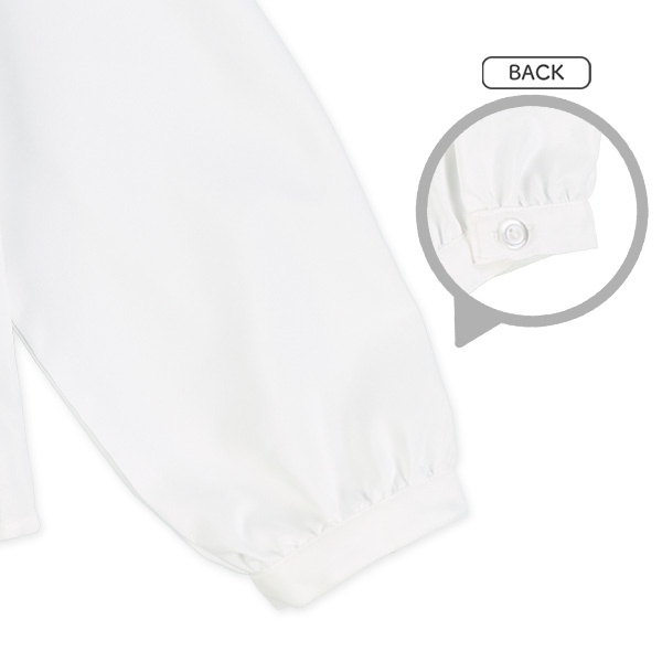 ボータイリボン付き長袖ブラウス