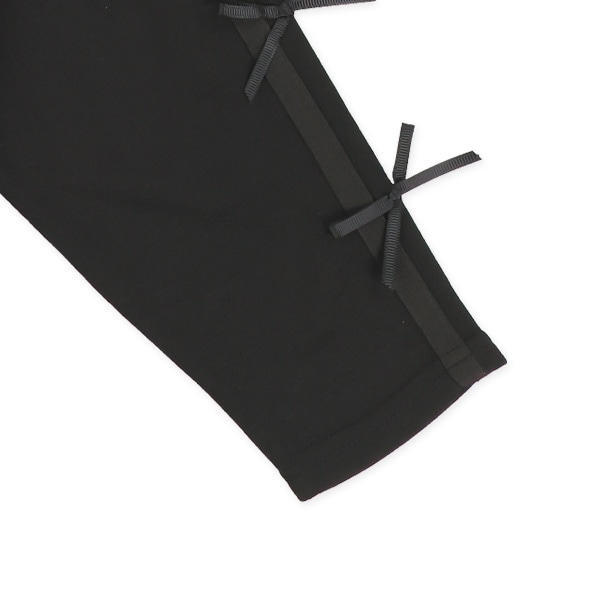 ポンチ袖リボンパーカー