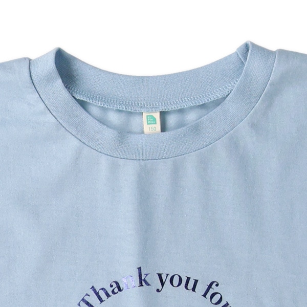 オーロラ箔プリント長袖Tシャツ