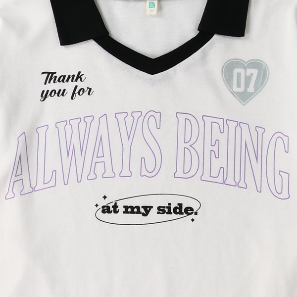 ユニフォーム風長袖Tシャツ