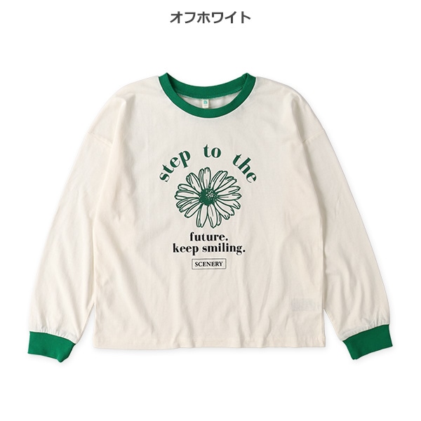 マーガレット長袖Tシャツ