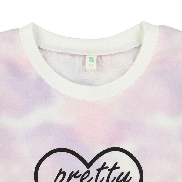 タイダイ風ロゴ長袖Tシャツ