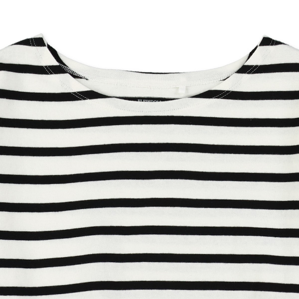 先染めボーダー長袖Tシャツ