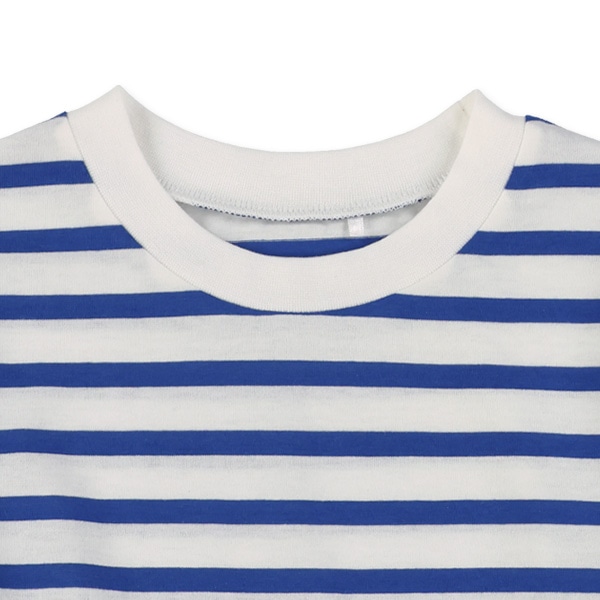 天竺先染めボーダー長袖Tシャツ