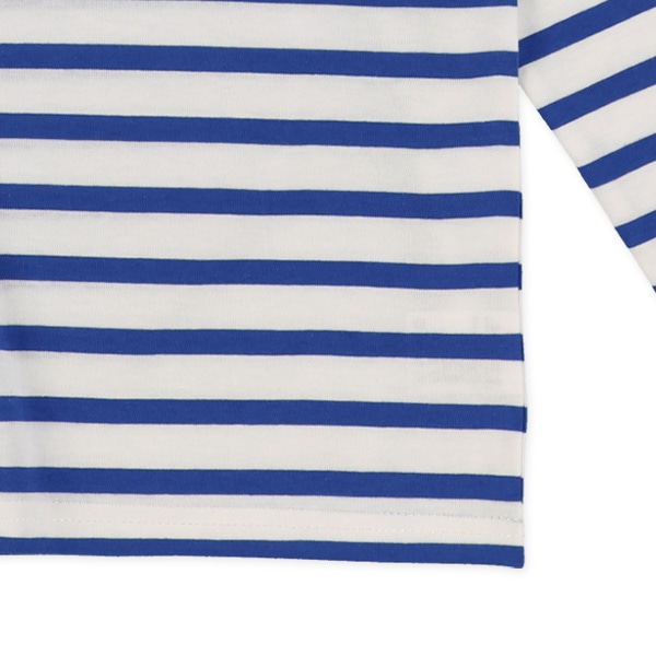 天竺先染めボーダー長袖Tシャツ