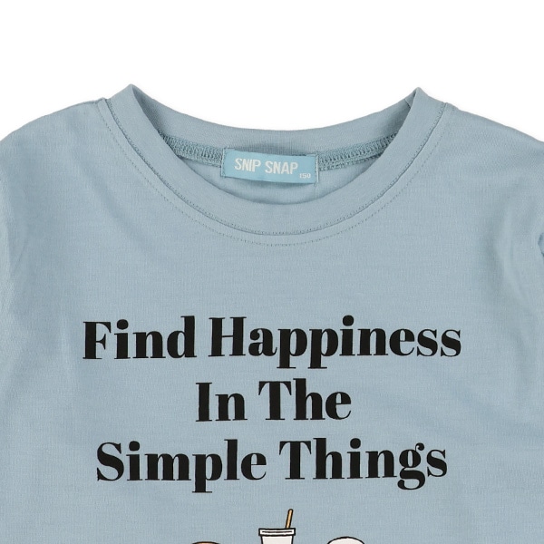 袖リボンロゴ長袖Tシャツ