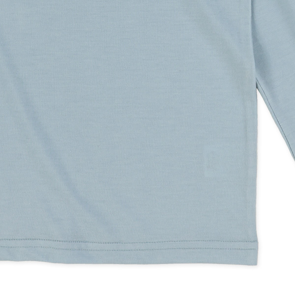 袖リボンロゴ長袖Tシャツ