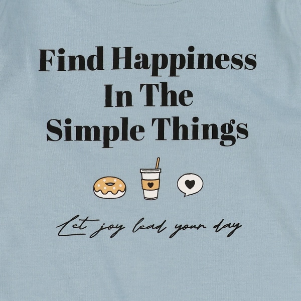 袖リボンロゴ長袖Tシャツ