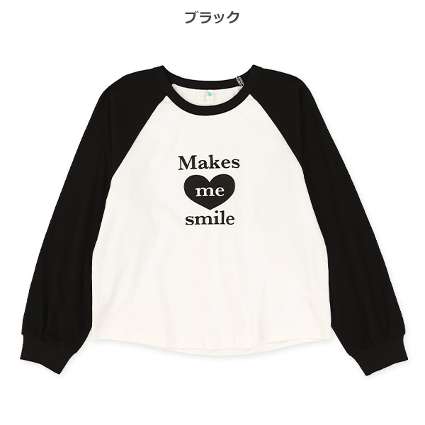 ラグランロゴ長袖Tシャツ