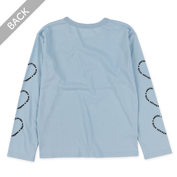 胸袖ロゴ長袖Tシャツ