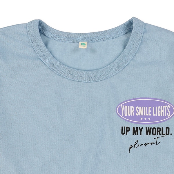 胸袖ロゴ長袖Tシャツ