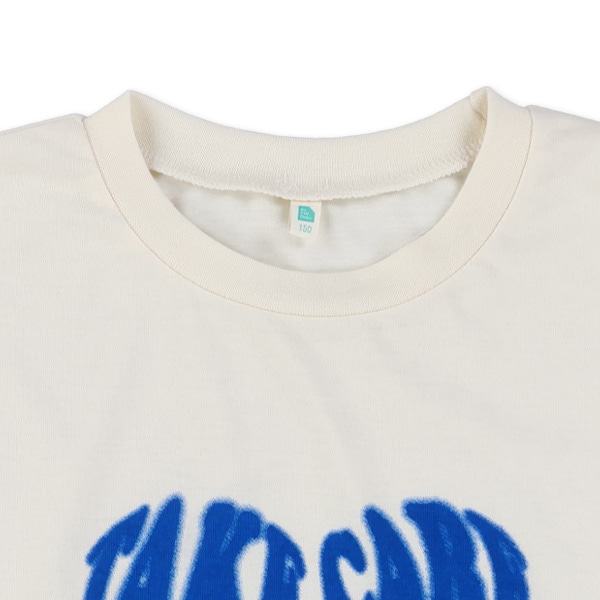袖ラインハートロゴプリント長袖Tシャツ