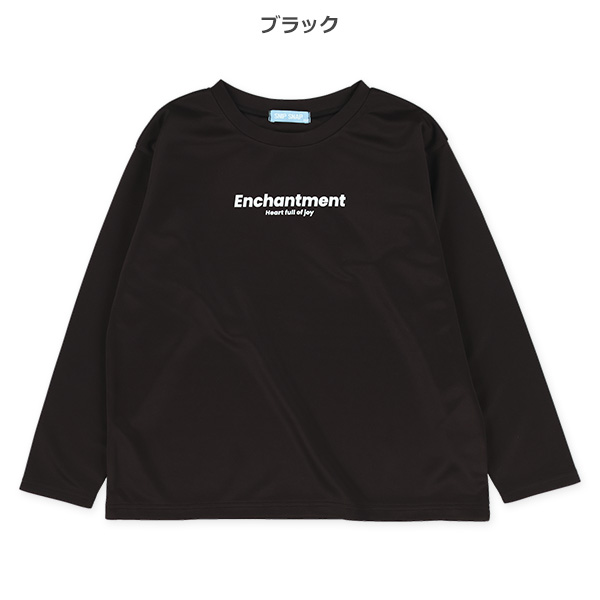 ポンチライトタイダイ風ロゴ長袖Tシャツ
