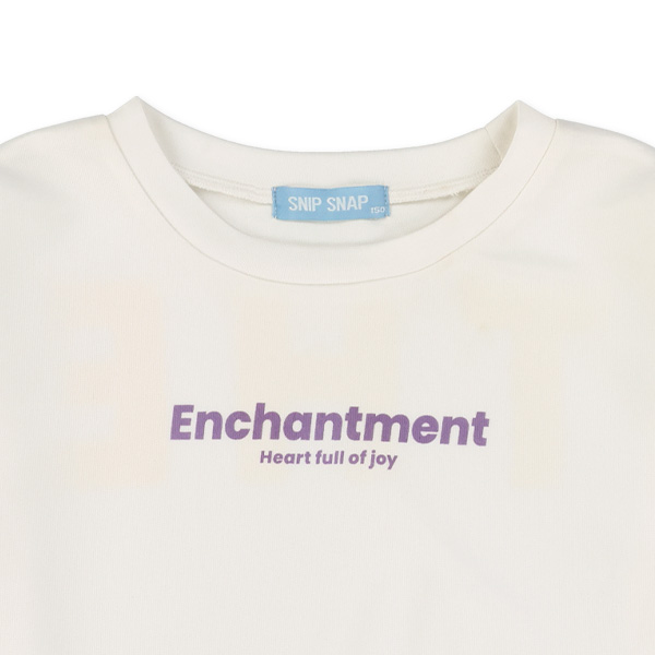 ポンチライトタイダイ風ロゴ長袖Tシャツ