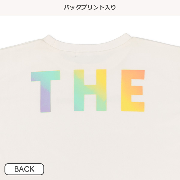 ポンチライトタイダイ風ロゴ長袖Tシャツ