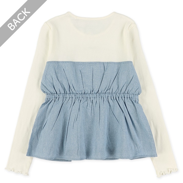 レイヤード風長袖Tシャツ