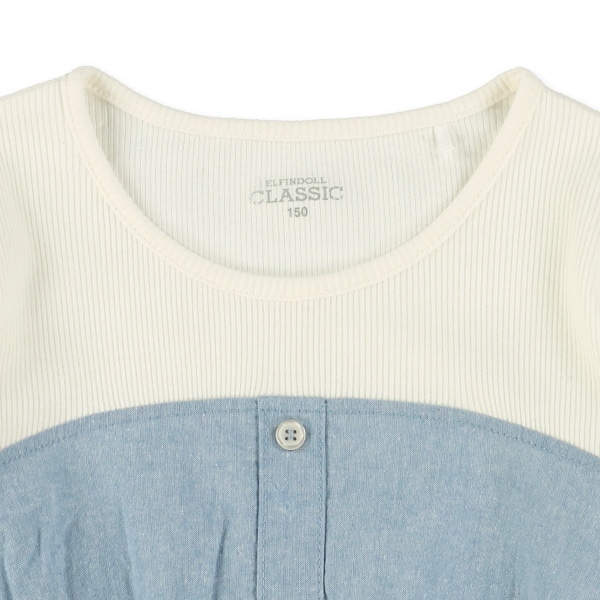 レイヤード風長袖Tシャツ