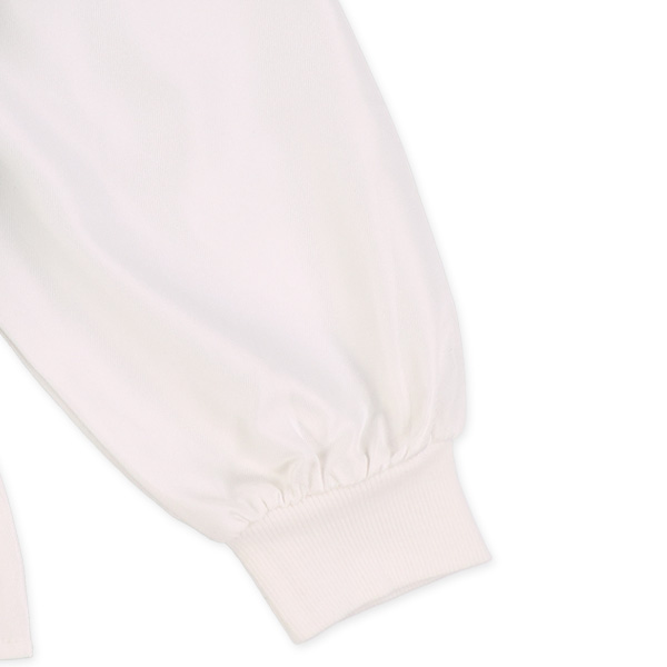 ジャガードベストレイヤード風長袖ブラウス