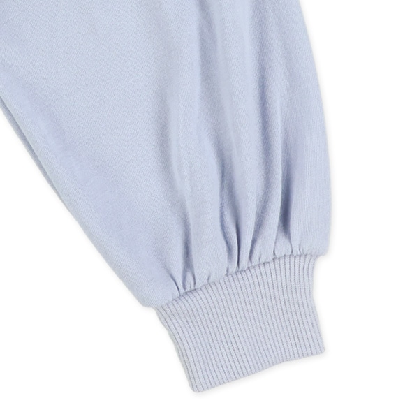 メッシュ切り替えキャミレイヤード風長袖Tシャツ