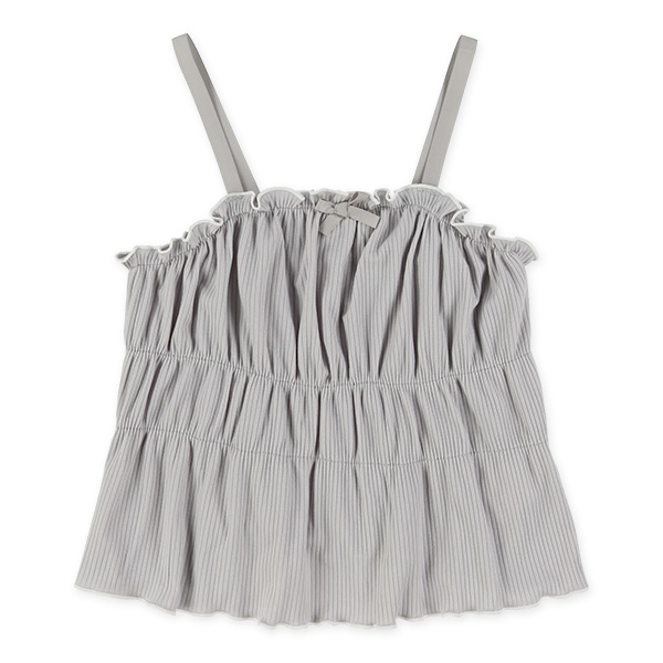 リボンテレコキャミソール&長袖Tシャツセット