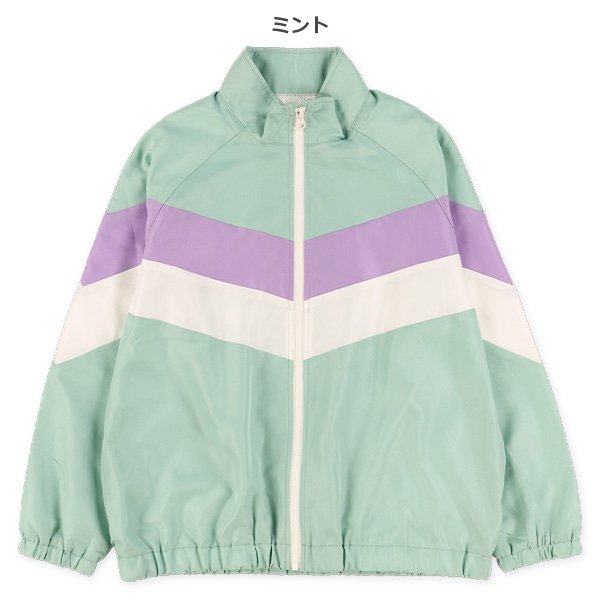 裏メッシュ胸切り替えジャケット