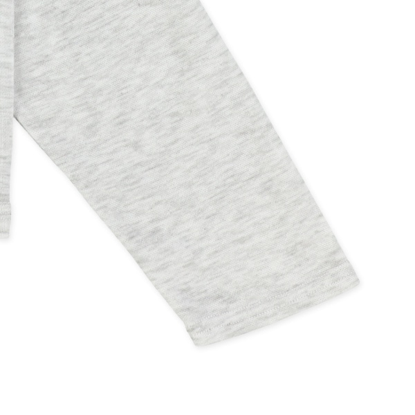 ロゴハーフジップ長袖Tシャツ