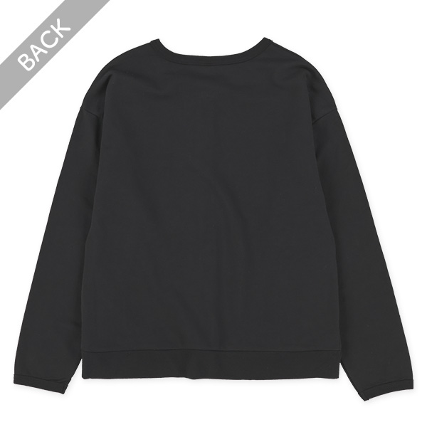 裏毛無地カーディガン