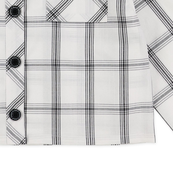 布帛先染めチェック柄シャツ