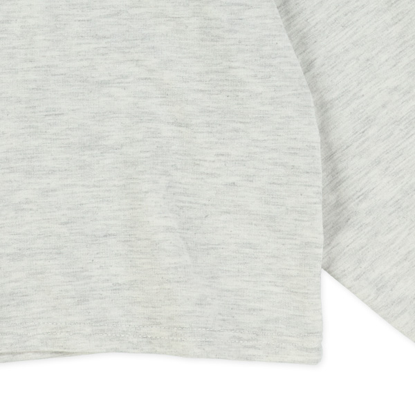 ミニ裏毛胸ロゴハーフジップトレーナー