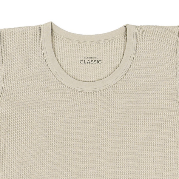 4枚組ワッフル半袖シャツ肌着（モノトーン）