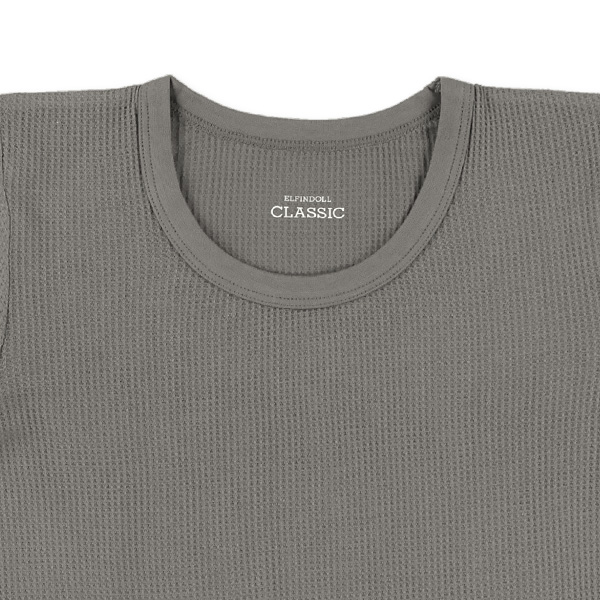 4枚組ワッフル半袖シャツ肌着（モノトーン）