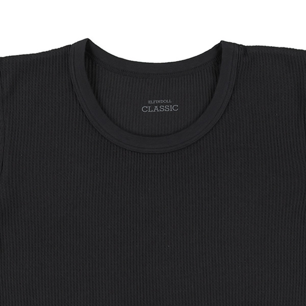 4枚組ワッフル半袖シャツ肌着（モノトーン）