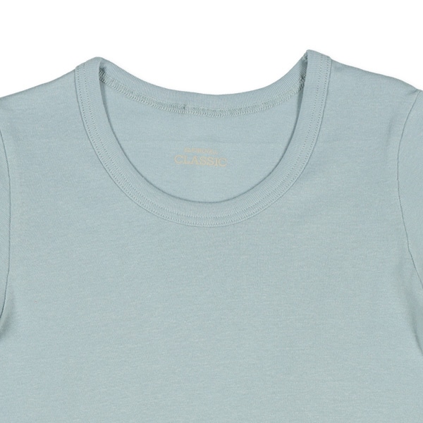 3枚組半袖シャツ肌着（ミント・サックス・グレー）