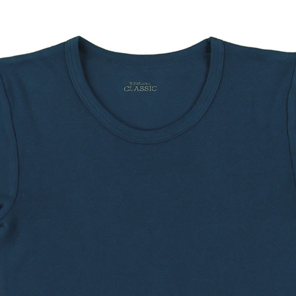 4枚組半袖シャツ肌着（ブルー・グリーン無地）