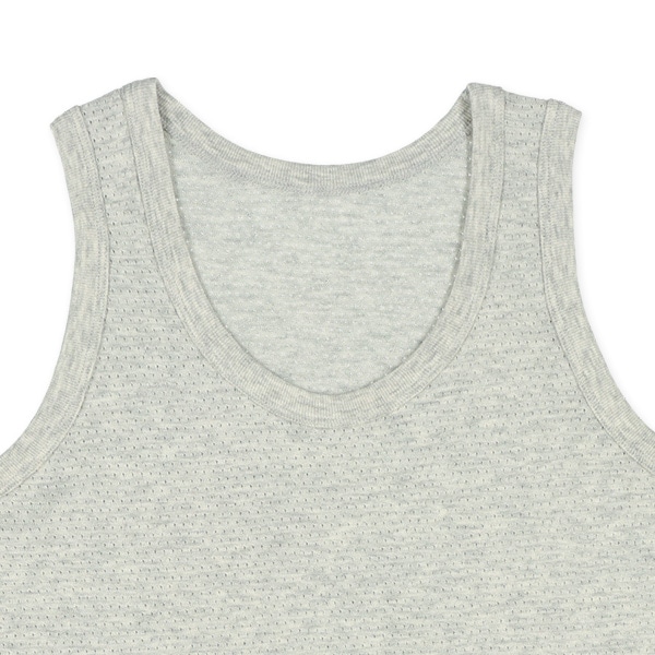 4枚組メッシュランニング肌着（ホワイト・杢グレー・ブルー）