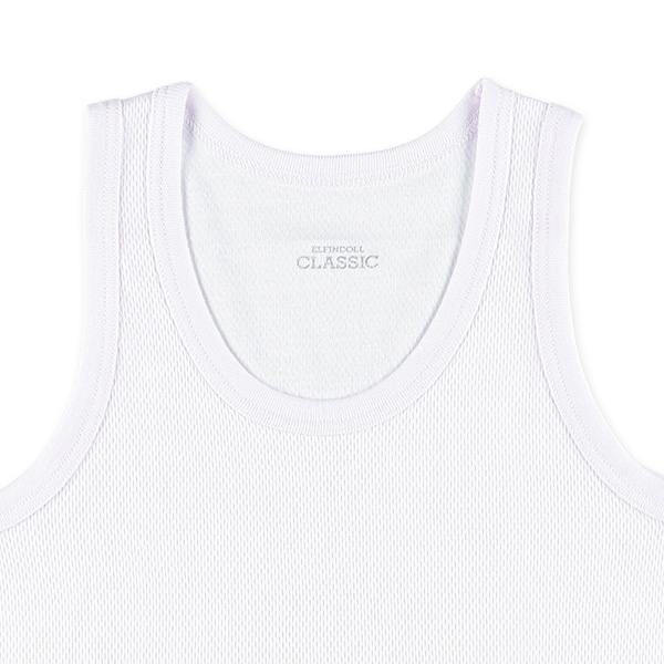 3枚組吸水速乾ハニカムメッシュランニング肌着（ホワイト無地）