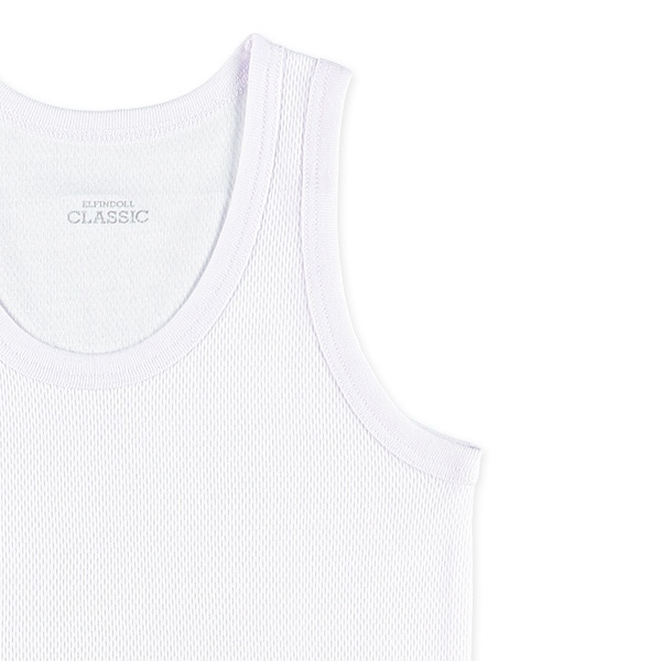 3枚組吸水速乾ハニカムメッシュランニング肌着（ホワイト無地）