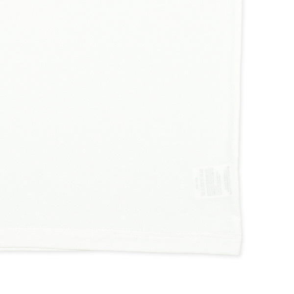 接触冷感メッシュ半袖シャツ肌着（ホワイト無地）