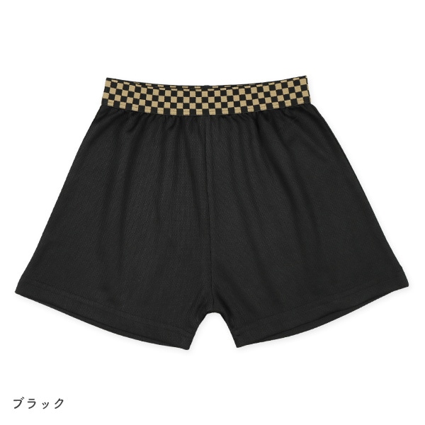 4枚組前とじメッシュニットトランクス（迷彩・格子）