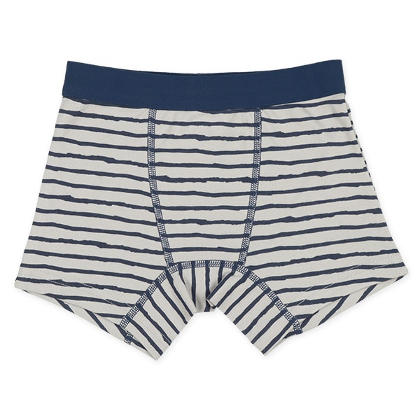 4枚組前とじボクサーブリーフ（星・ロゴ・ボーダー）