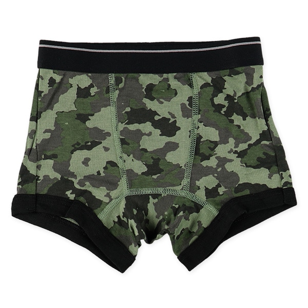 4枚組前とじボクサーブリーフ（無地・迷彩）