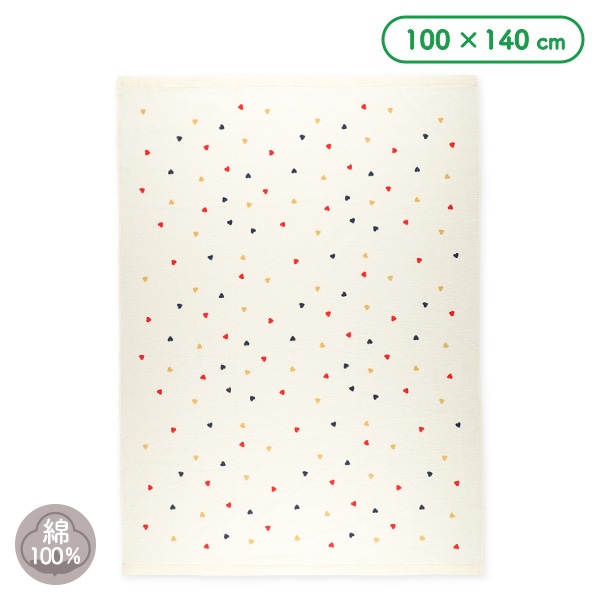 大判タオルケット（ハート）