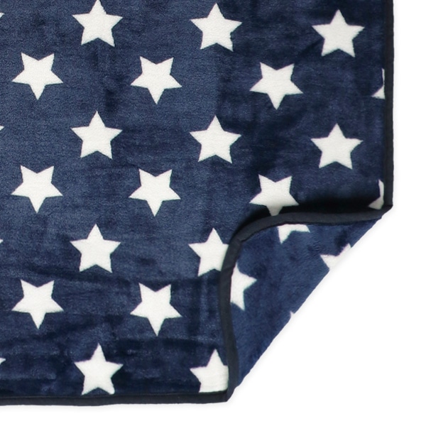 ウール　ブランケット　星型　ネイビー　JJ Textile　イギリス製　ブルー ウール ブランケット 星型 ネイビー JJ Textile イギリ