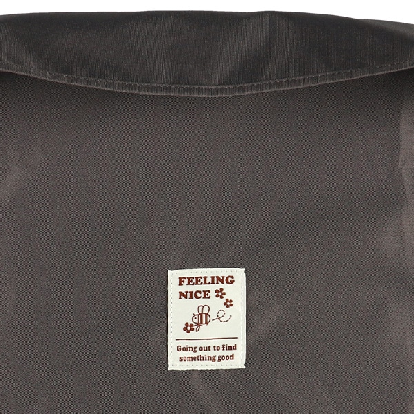 背負えるお昼寝布団バッグ（チャコールグレー）40×73×15cm